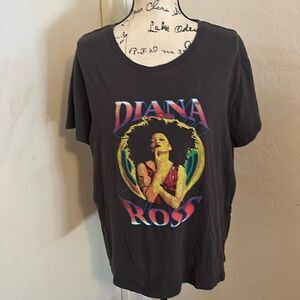 Diana Ross Black Graphic Shirt Musician Artist Disco Mo Town